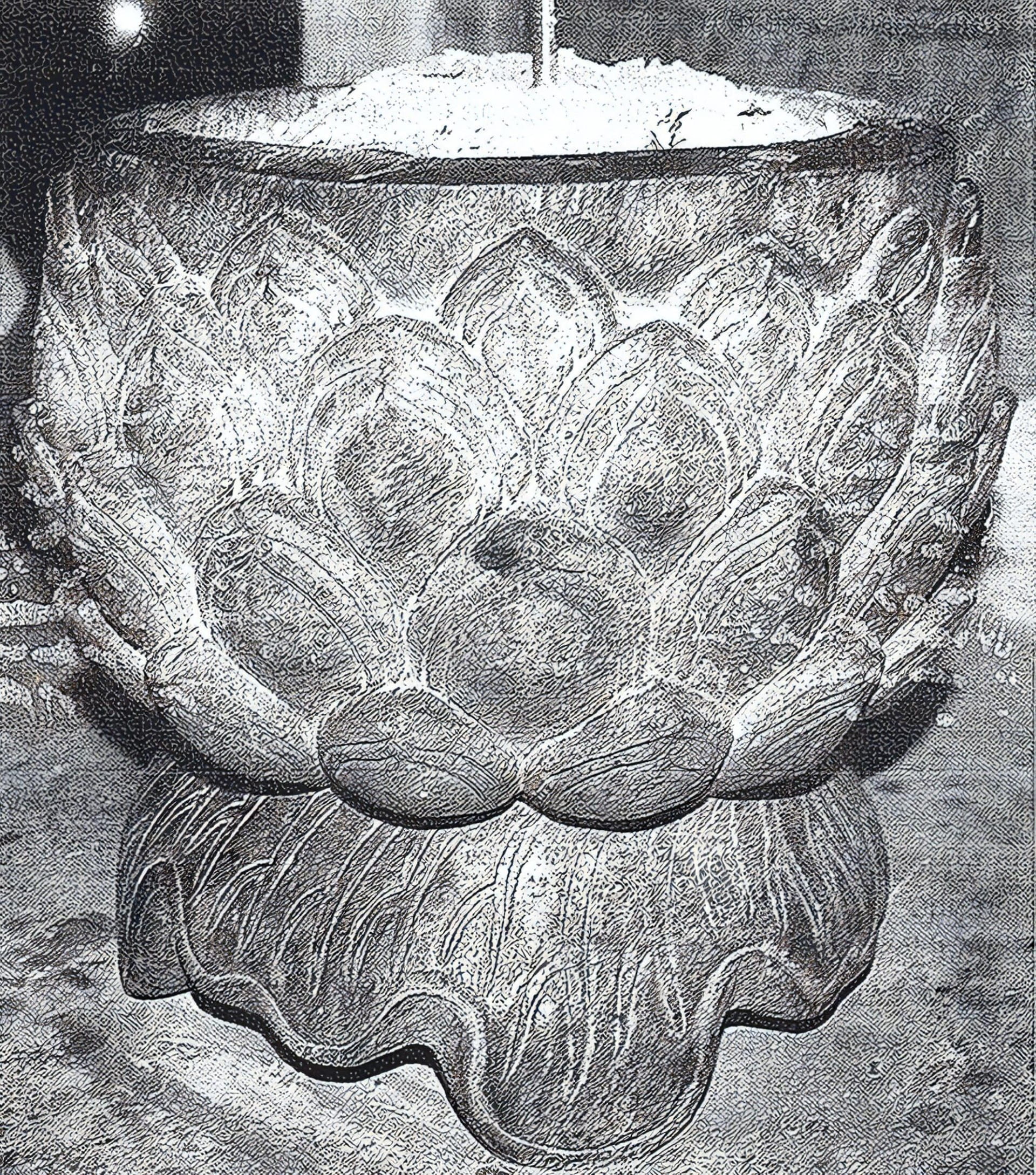 Lotus Symbolism in Vietnamese Culture: Purity Rising from the Mud 3 stone-incense-bowl-at-Hoe-Nhai-pagoda